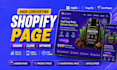 design or clone shopify landing page using replo, pagefly, gempages