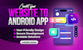 convert your website to android webview app
