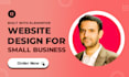 create and design a responsive business website design