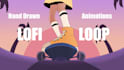 create smooth lofi loop animation animated gif