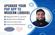 upgrade your PHP app to modern laravel