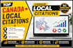 do top canada local citations, directories, SEO backlinks
