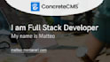 be your top concrete cms freelancer