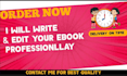 write, edit an eye catching ebook