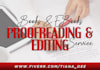 professionally proofread and edit your ebook and content