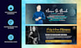design facebook, youtube and instagram cover photo banner