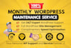 monthly maintain your wordpress site and provide tech help