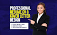 design professional cv, resume, cover letter template