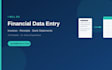 do financial data entry for invoices, receipts, and bank statements