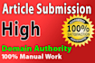 make article distribution work for your site