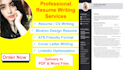 write, edit, and design a professional ats resume and CV