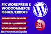 fix your website issues