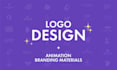 design 2 logo with animation and branding guide