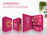 do custom advent calendar packaging box design and product packaging design