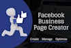 create and manage facebook business page