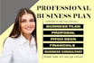 create a detailed business plan, proposal, business plan writer, grants