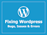 fix wordpress issues, errors
