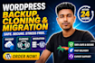backup, cloning and migration within 24 hours