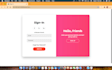 stylish login page html, css and js