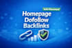 build high authority homepage backlinks