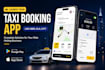 develop a taxi booking app for android and iphone