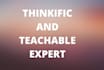 design your online course website on thinkific and teachable