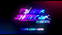 create glitchy cyberpunk logo intro
