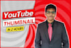 design catchy youtube thumbnail