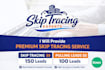 do bulk skip tracing at very discount pricing