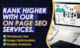 do on page SEO and technical optimization of wordpress site