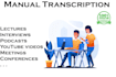 transcribe english audios and videos