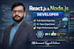 full stack react js and node js developer