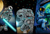 create high quality outer space astronaut illustration
