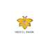 design organic natural bee honey logo