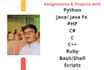 do c, cpp, python, c sharp, java, php, ruby, shell scripting