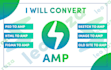 be your front end web developer, html5 css3 bootstrap,amp