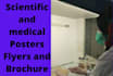 design scientific and medical poster, flyer and brochure