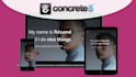 create a fast, beautiful concrete cms website