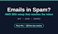 set up AWS ses email with spf, dkim and dmarc so emails reach the inbox