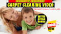 do carpet cleaning or carpet cleaner video ads
