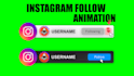 create instagram follow button animation