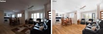 do hdr, photo edit flambient, for real estate property