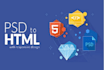 build PSD and figma to HTML5 css3 javascript website
