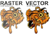 convert logo to vector art, recreate by vector tracing, transparent background