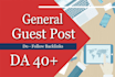 do guest posting in high da general blog