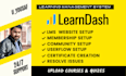 design course selling website using learndash