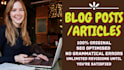 write SEO optimized articles and blog posts on any topic