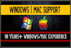repair, speed up, fix windows, mac computer, laptop remotely