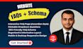 create an optimized faq page with clickable dropdowns and SEO friendly schema