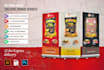 design digital rollup banner, billboard or signage